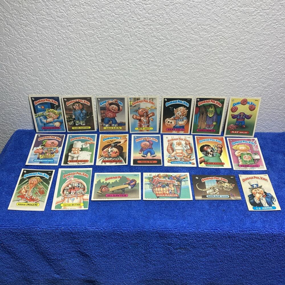 20 Vintage Garbage Pail Kids